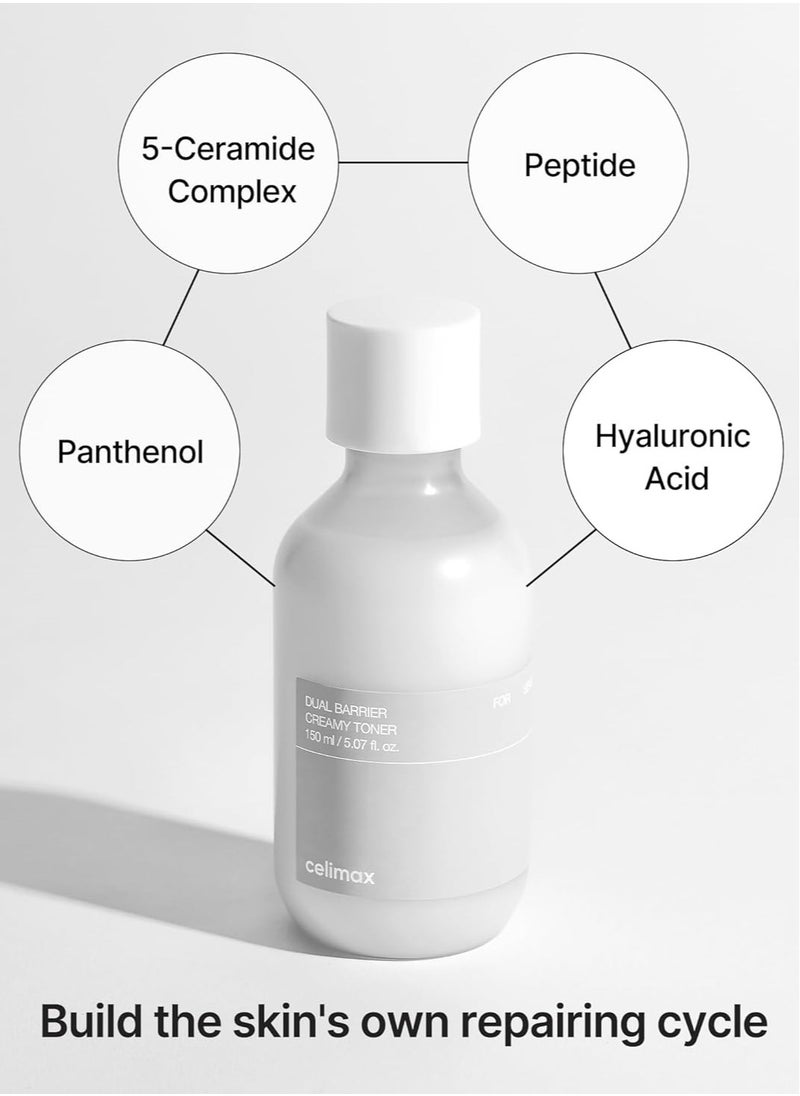 celimax Dual Barrier Creamy Toner 150ml  - Image 5