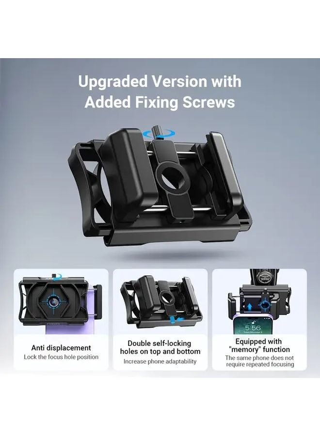 Apexel Universal Black Phone Telescope Holder Adapter For Binoculars Microscopes - Image 5