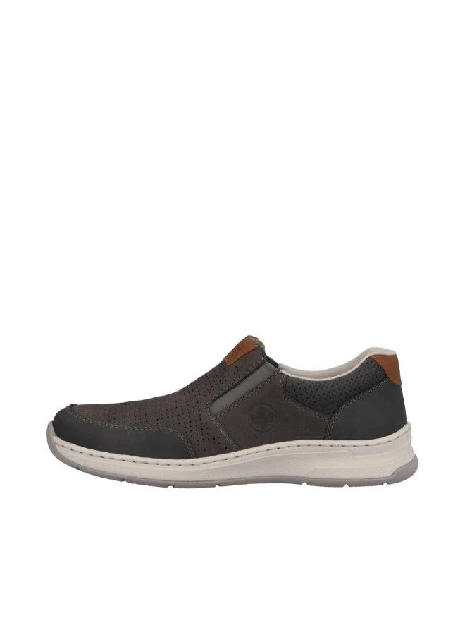 rieker Rieker Mens Casual Shoes 14353-45 Jaipur Dark Grey 116-1083