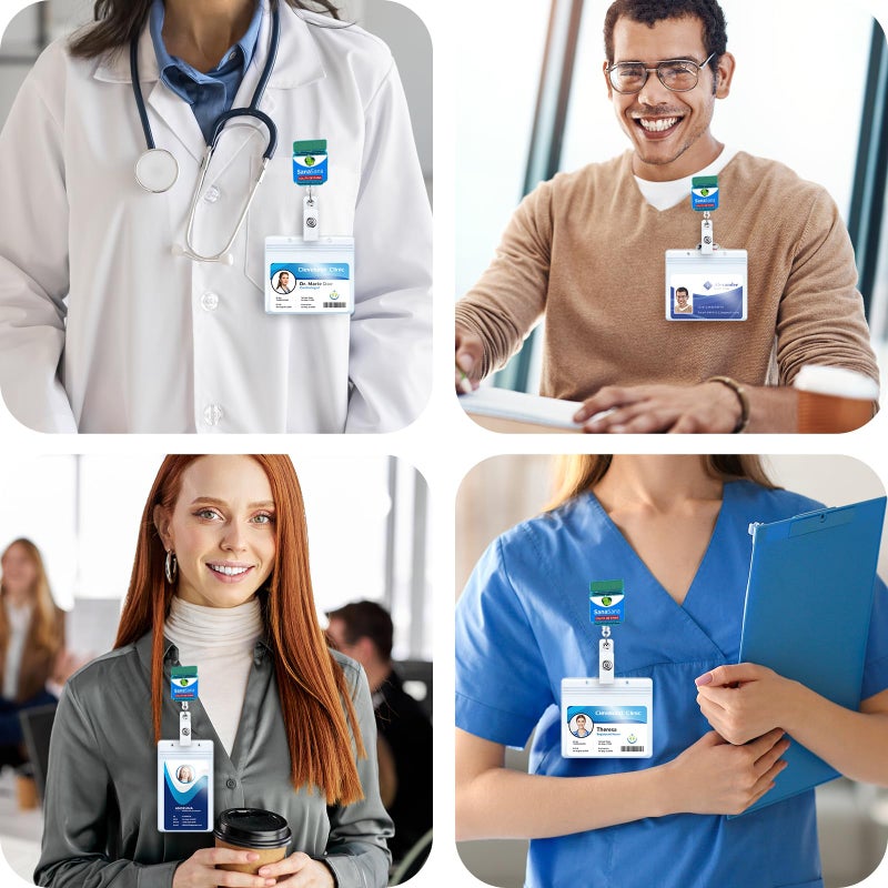 BEZTN Sana Sana Colita De Rana Funny Badge Reel, RN Nurse Badge Holder with Retractable Clip, Cute Frog Pediatric Badge Buddy, Nursing Student CNA LPN MA Medical Worker Nurse ID Name Work Badge Clip - Image 2