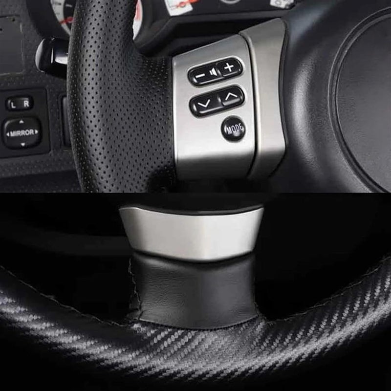 Wivplex Soft Hand-Stitched Black Leather Steering Wheel Cover - Image 3