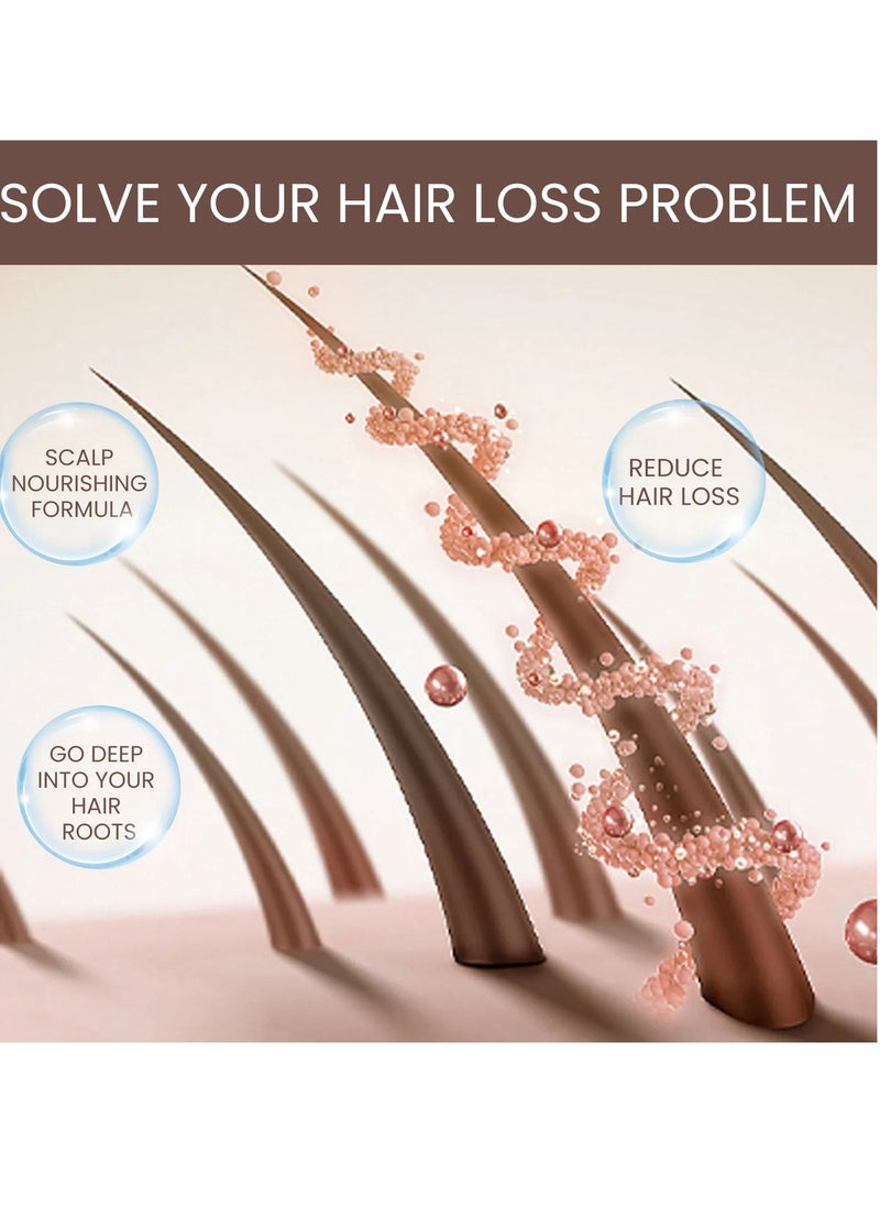 EELHOE - Fast Growth Hair Serum, Anti Hair Loss Hair Treatment Oil, Scalp Cure Nourish Strong Hair Roots Essence Oil, Effective Hair Regrowth Essential Oil For Damaged And Frizzy Hair - Image 1