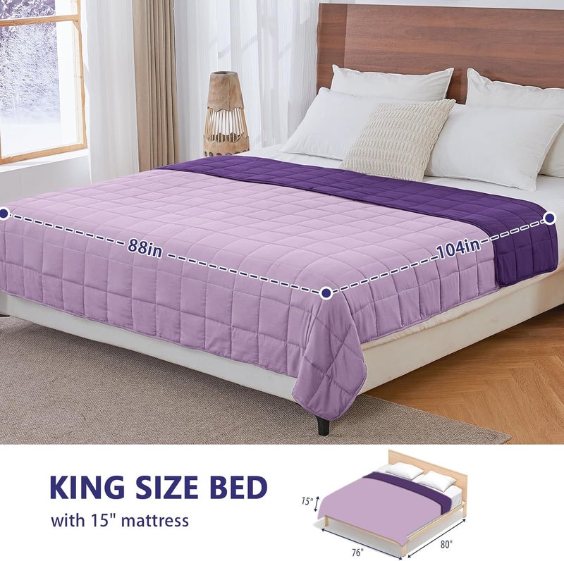 yescool يسكول كيدز ( Kids) بطانية مزودة بوزن (3 أرطال، 36" × 48"، رمادي) – بطانية سميكة مرطبة مثالية للنوم، مناسبة للأوزان بين 20 و40 رطل، قابلة للغسيل في الغسالة. - Image 2