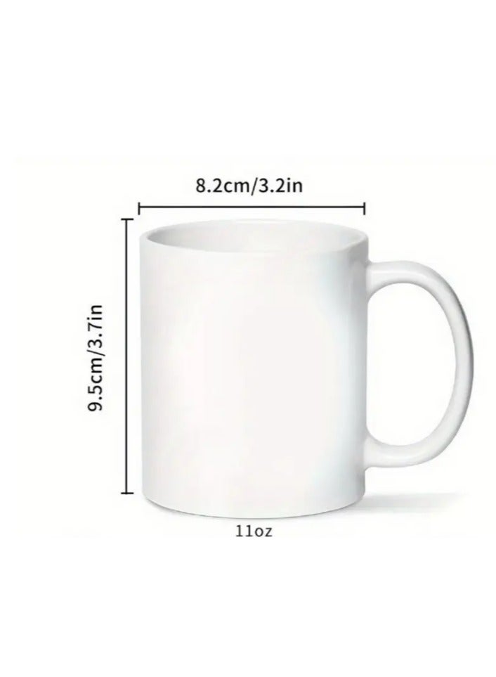 RYN Arabic Proverb Simple Drawing Coffee Mug - Everything is in Control in White - Image 2