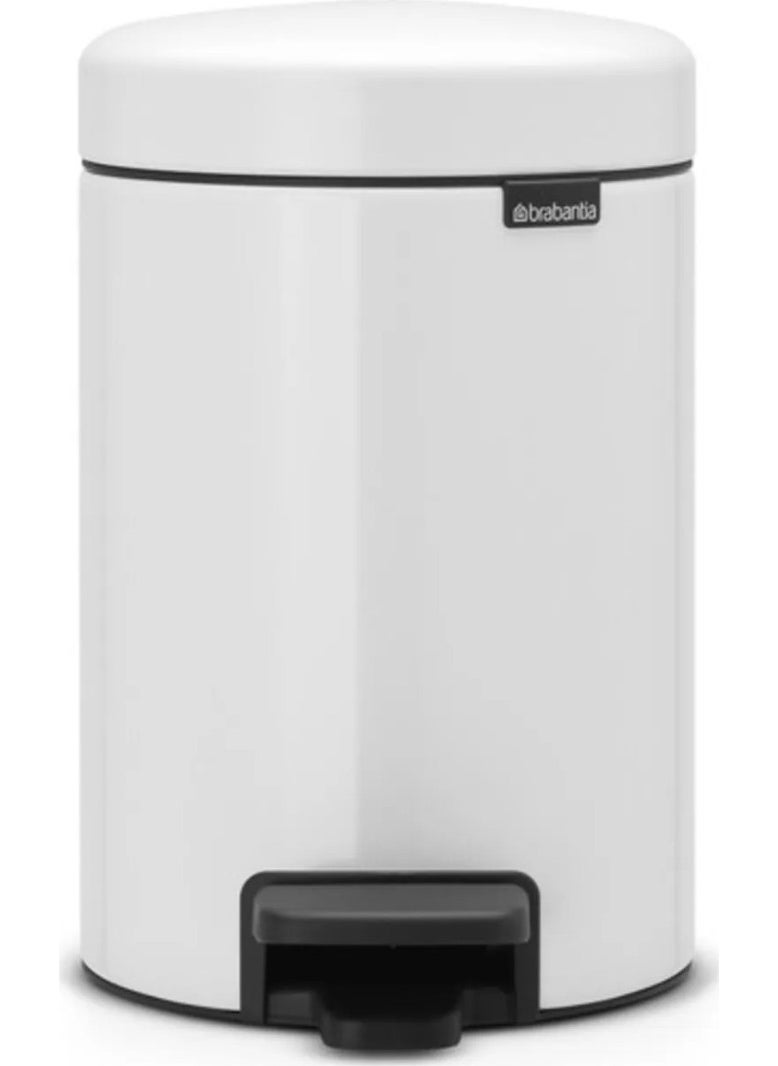 brabantia White Trash Can 3 lt  - Image 1