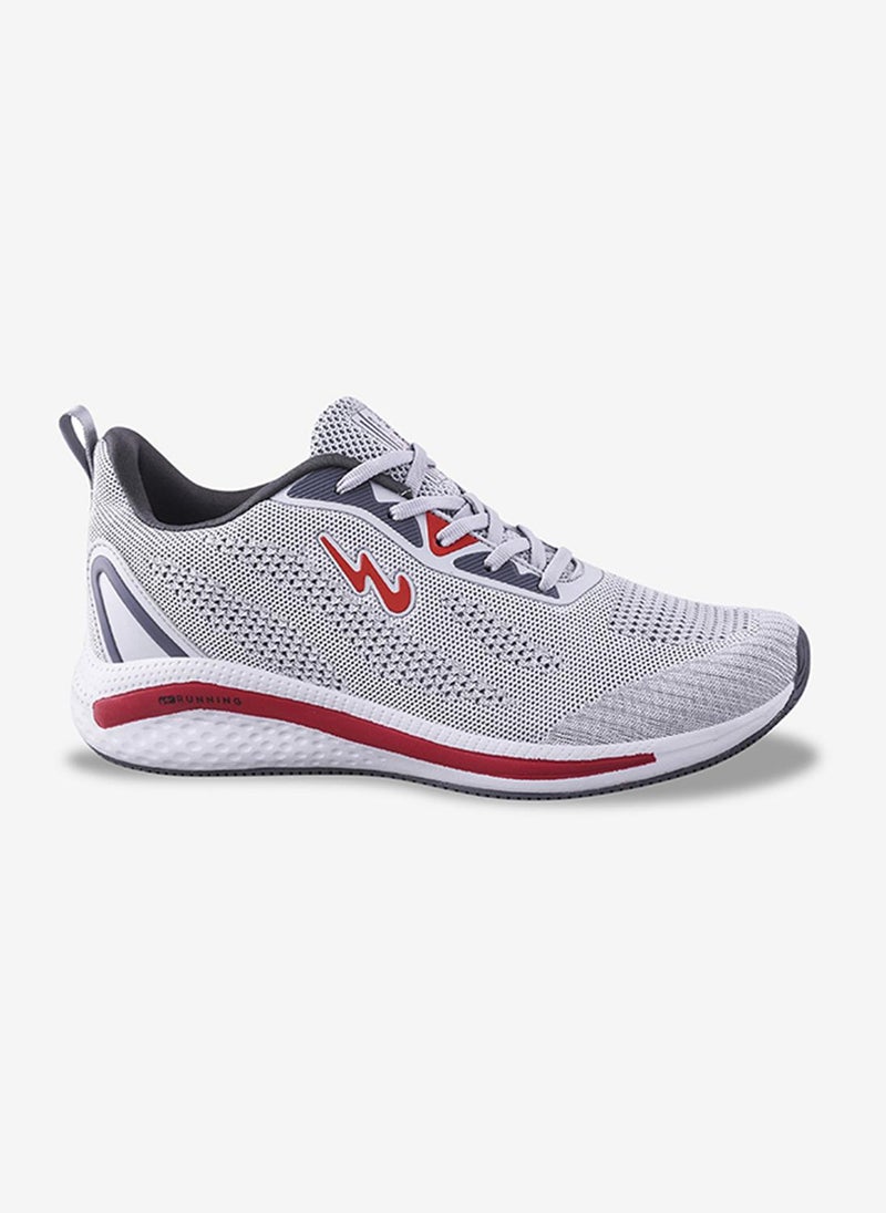 CAMPUS Men Camp Erik Memory Foam Lace-Up Running Shoes-Grey - Image 4