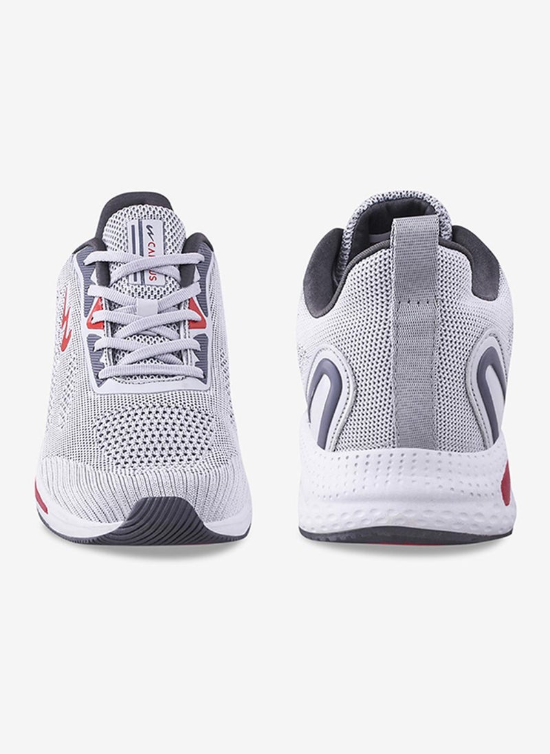 CAMPUS Men Camp Erik Memory Foam Lace-Up Running Shoes-Grey - Image 2
