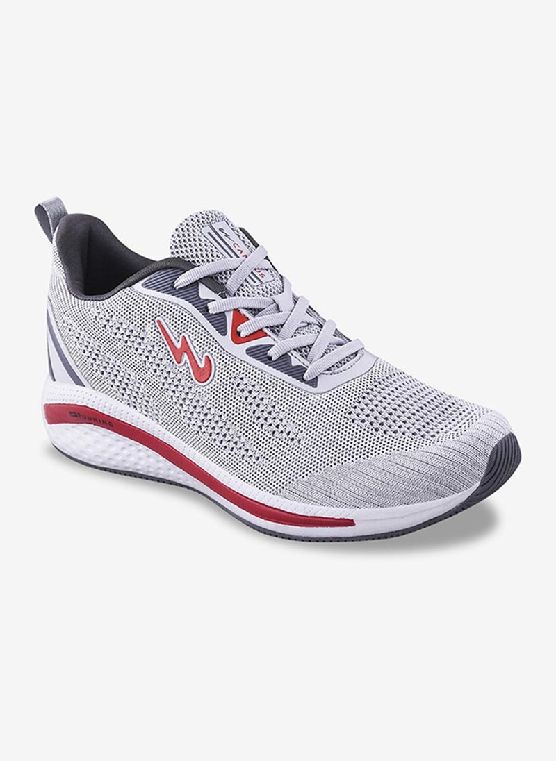 CAMPUS Men Camp Erik Memory Foam Lace-Up Running Shoes-Grey - Image 1