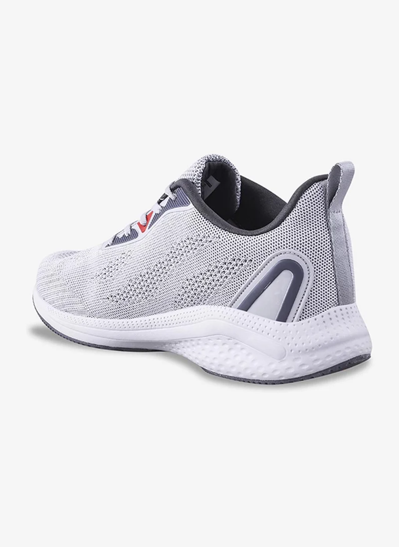 Campus  Men Camp Erik Memory Foam Lace-Up Running Shoes-Grey for Men | Best Price UAE