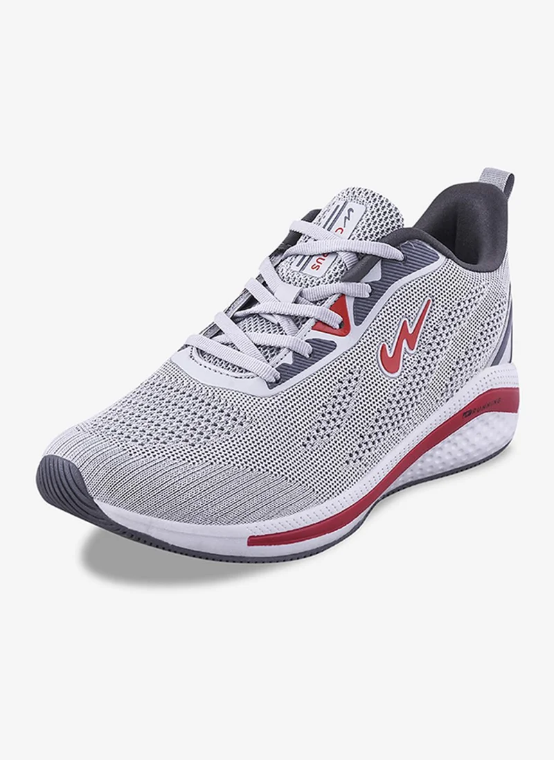 Campus  Men Camp Erik Memory Foam Lace-Up Running Shoes-Grey for Men | Best Price UAE
