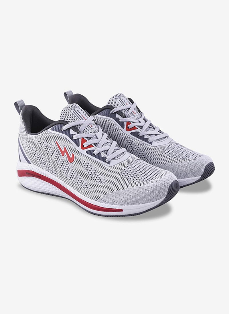 CAMPUS Men Camp Erik Memory Foam Lace-Up Running Shoes-Grey - Image 5