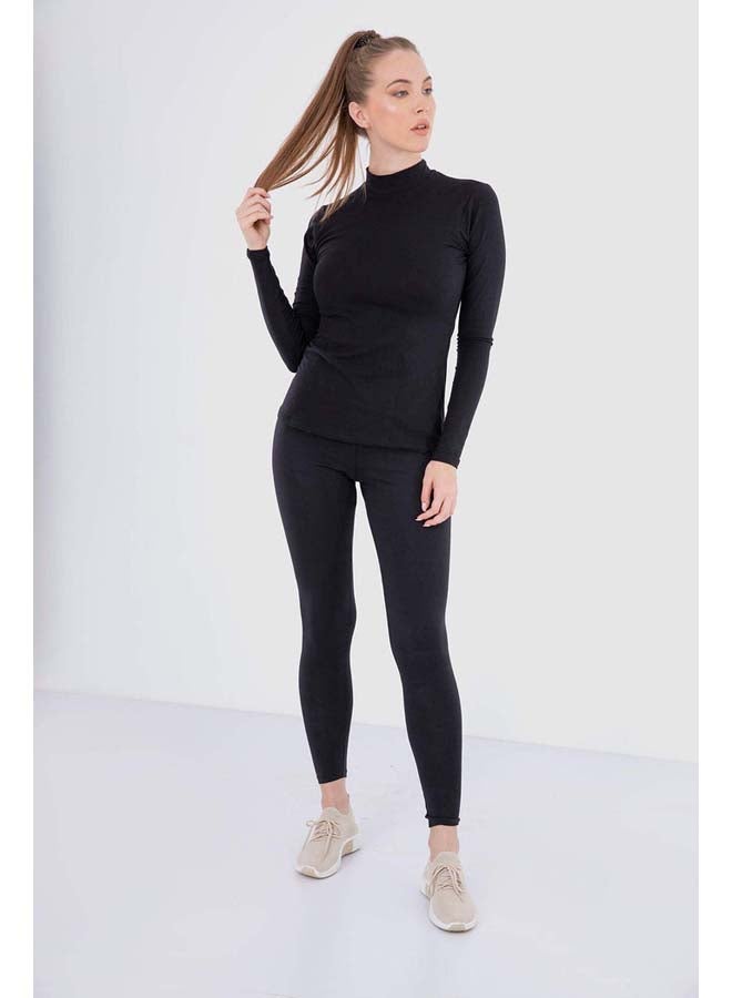 Carina High Coal Neck  Black