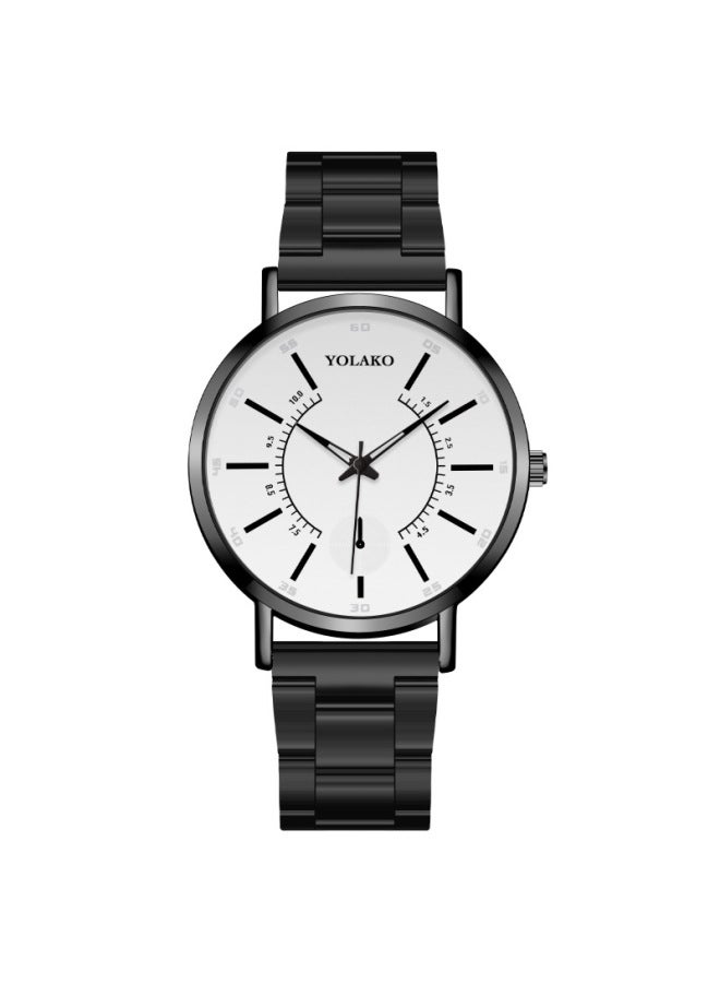 Fashion Men's Watch Steel Band Quartz Watch