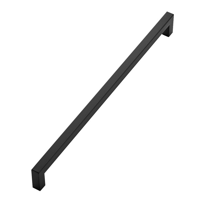 Ravinte 1 Pack 1235 Inch Kitchen Square Cabinet Handles Matte Black Pulls Black Drawer Pulls Kitchen Cabinet Hardware for Cupboard Drawer Handles