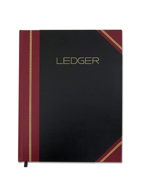 Ledger Book/Professional Accounting Ledger/ 4 Column/Four Columns Ledger Notebook 200 Pages 8 X 10 Two Toned Cover Section Sewn Hardbound (Ledg200Scslkmst81(Ledger4Column))Ax