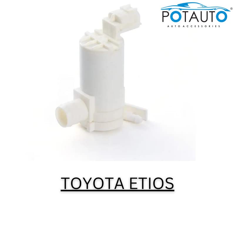 Potauto Wiper Motor Spray Pump for Clear Visibility Compatible for TOYOTA ETIOS |F706 - Image 2