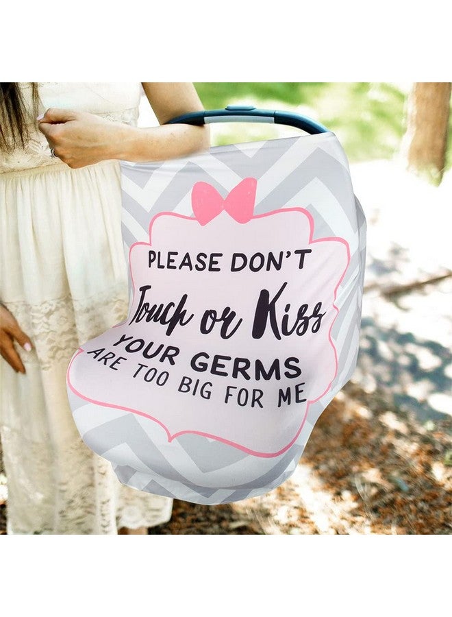 Metplus غطاء مقعد السيارة للأطفال من ميتبلس بدون لمس، أغطية رضاعة للأمهات، وشاح للرضاعة، غطاء متعدد الاستخدامات لمقعد السيارة للأطفال الرضع لحامل الأطفال/عربة الأطفال/عربة التسوق، هدايا لمناسبة استحمام الأطفال للأولاد والبنات - Image 3