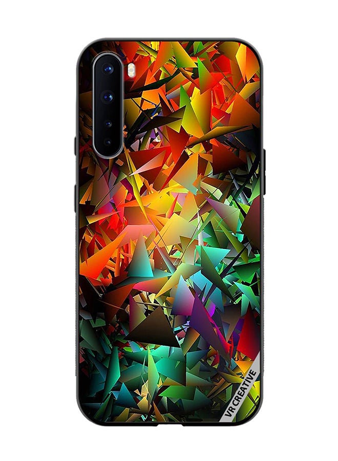 VR CREATIVE Protective Case Cover For OnePlus Nord Abstract Design Multicolour - Image 1