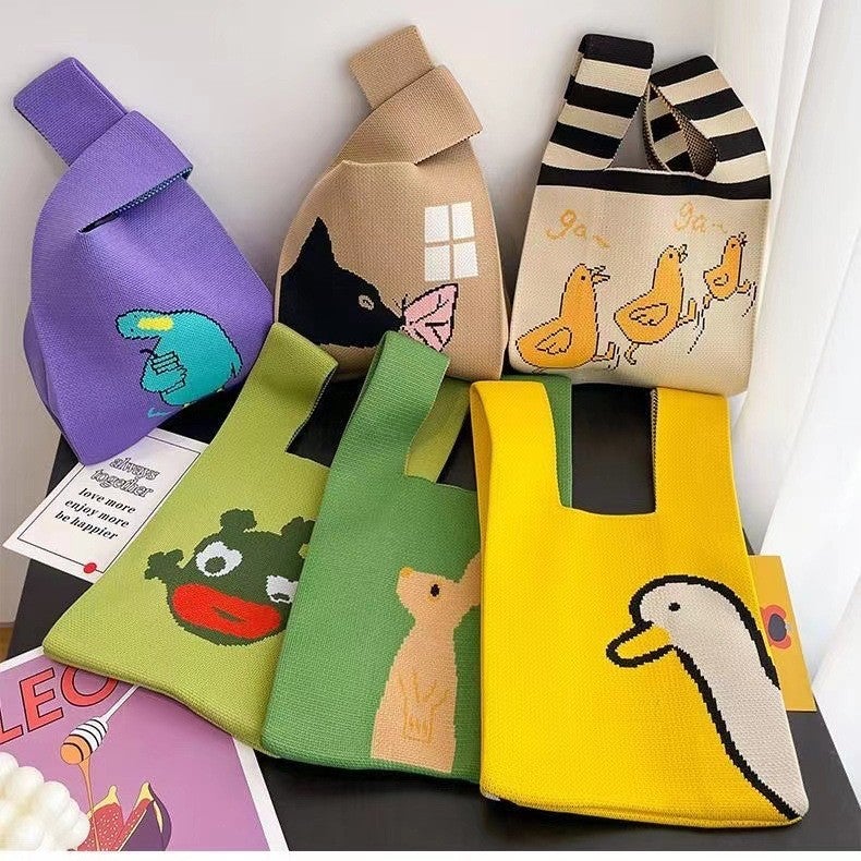 Handbag Versatile Storage Bag For Work Essentials, Hand-Held Bag For Commuting, Bucket-Shaped Small Yellow Duck Bucket Bag, Portable - Image 2