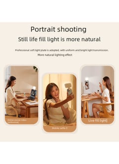 Generic Mobile Phone Selfie Beauty Fill Light Outdoor Live Shooting Mini Fill Light LED Portable Pocket Light-Specifications:F8 White  - Image 4