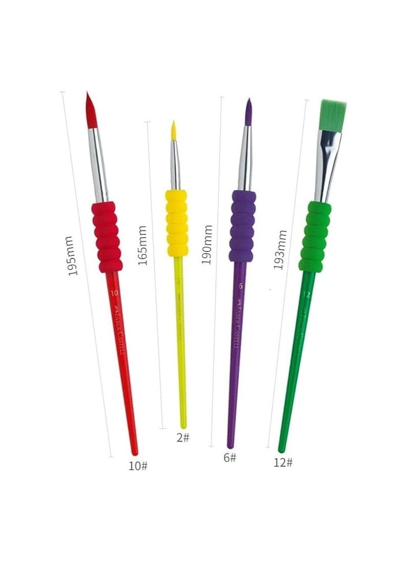 Keep Smiling Paint Brushes with Super soft grip  - Image 3