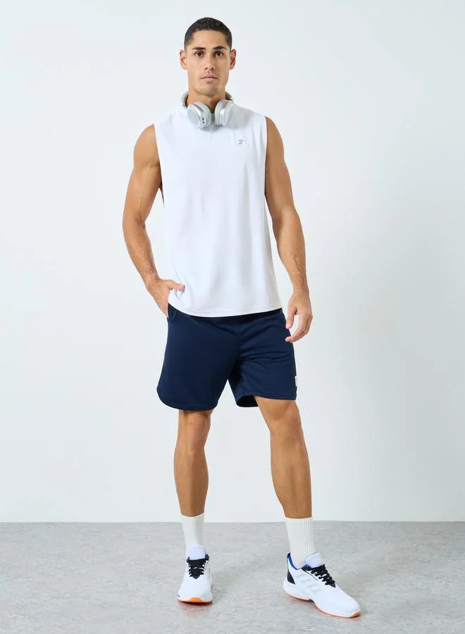 Styli Styli Men White Drop Armhole Training Tank