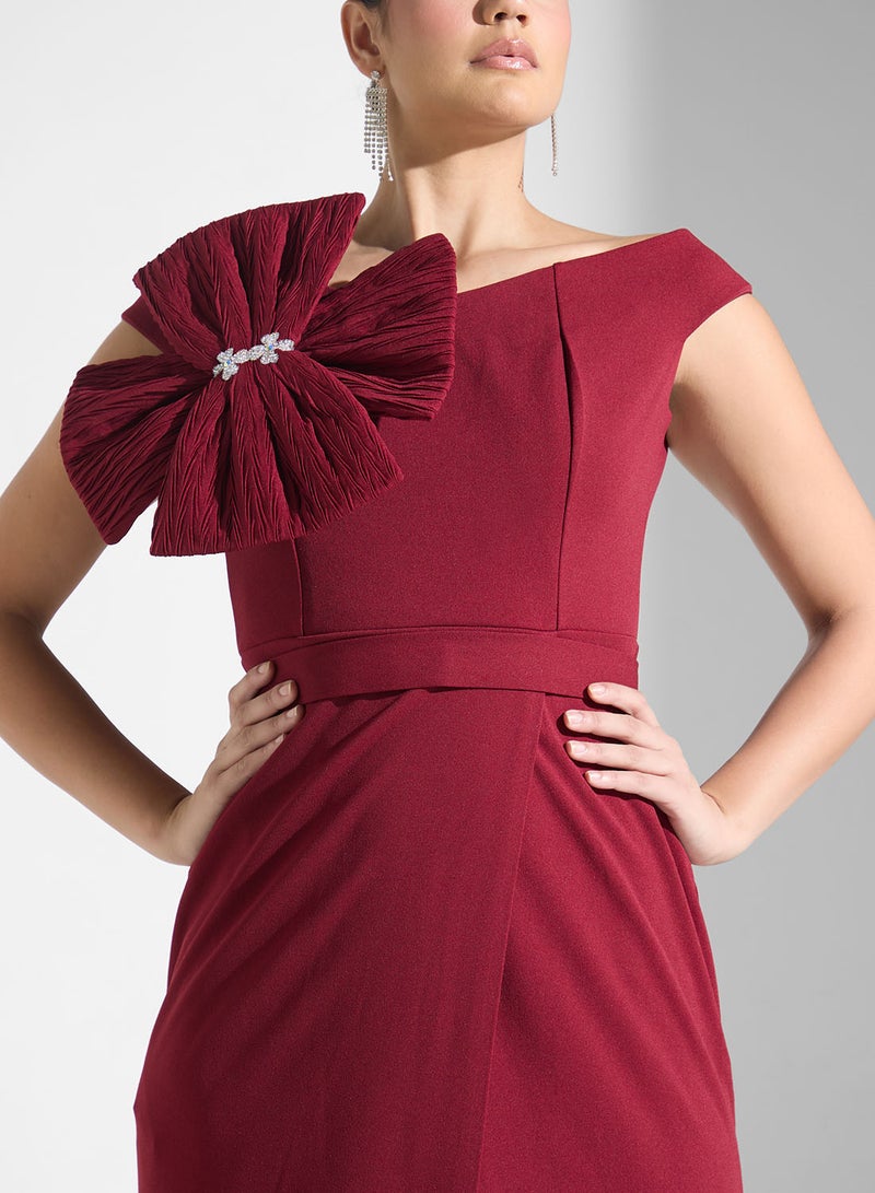 ايرا فستان سهرة مزين بالزهور - Image 3