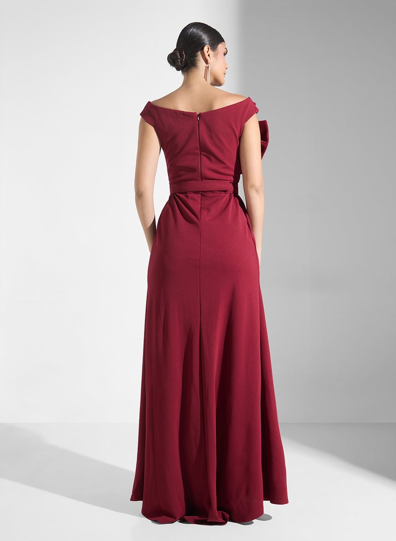 ايرا فستان سهرة مزين بالزهور - Image 2