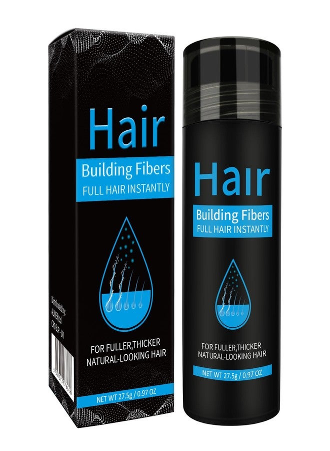 Find Back Hair Building Fibers, Hair Thickening Fibers for Thinning Hair & Bald Spots Thicker Fuller Hair in 15 Seconds Suitbable for Man and Woman 0.97Oz (Dark Brown) - Image 1