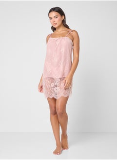 Ginger Lace Detail Slip Dress  - Image 4