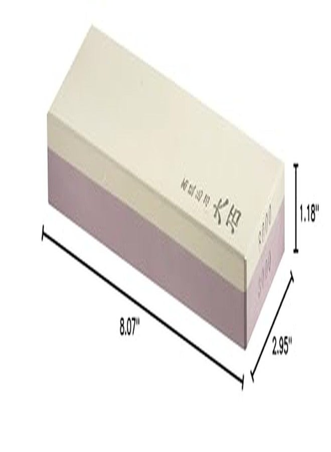 Magma Ohishi Japanese Toishi Waterstone, Grindstone, Grain 3000/8000 Combination, 8.07x2.95x1.18 - Image 3