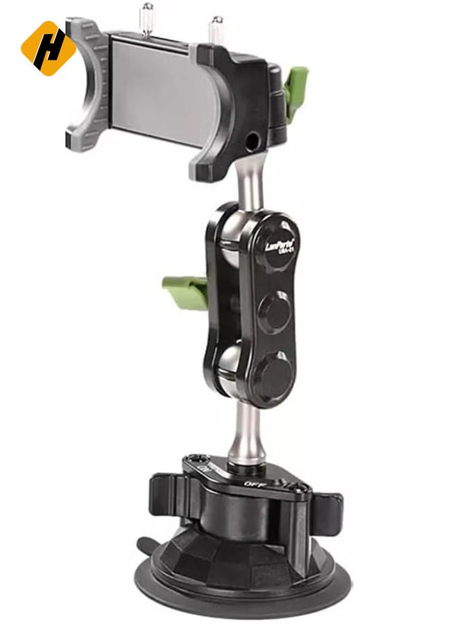 HuHa Universal 360° Rotating Phone Holder with Strong Suction Cup for Car Dashboard & Windshield - Image 1