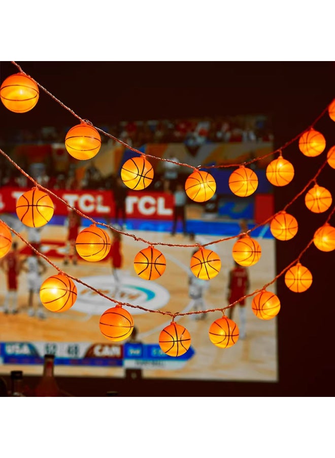 2026 World Cup Theme Scene Decoration Atmosphere Setup –Light color:Basketball Power:[battery model] 6.4m lights (always on + flashing) - Image 4