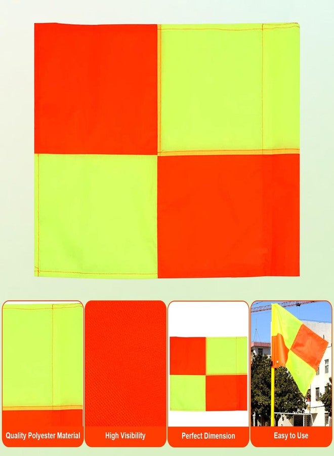 Kabcifea 8 Pieces Soccer Referee Flags and Corner Flags, Dual-Color Red and Yellow Football Corner Flag for Soccer Football Track Volleyball Training Match Accessories - Image 4