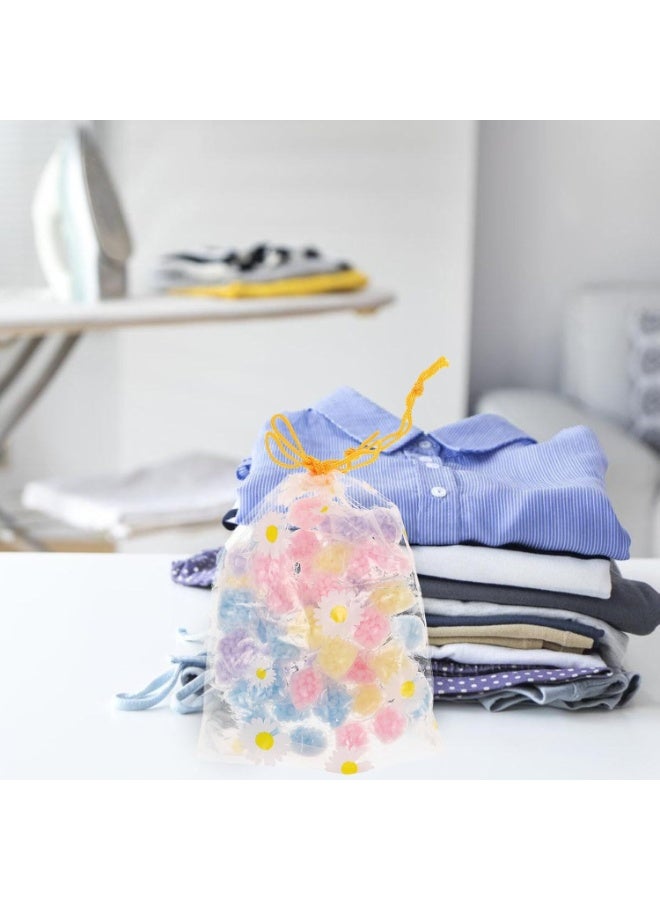 حبيبات معطرة للغسيل - 50 قطعة من حبيبات معطرة للأقمشة للغسالة، رائحة تدوم طويلاً وملابس ناعمة (ألوان متنوعة) - Image 2