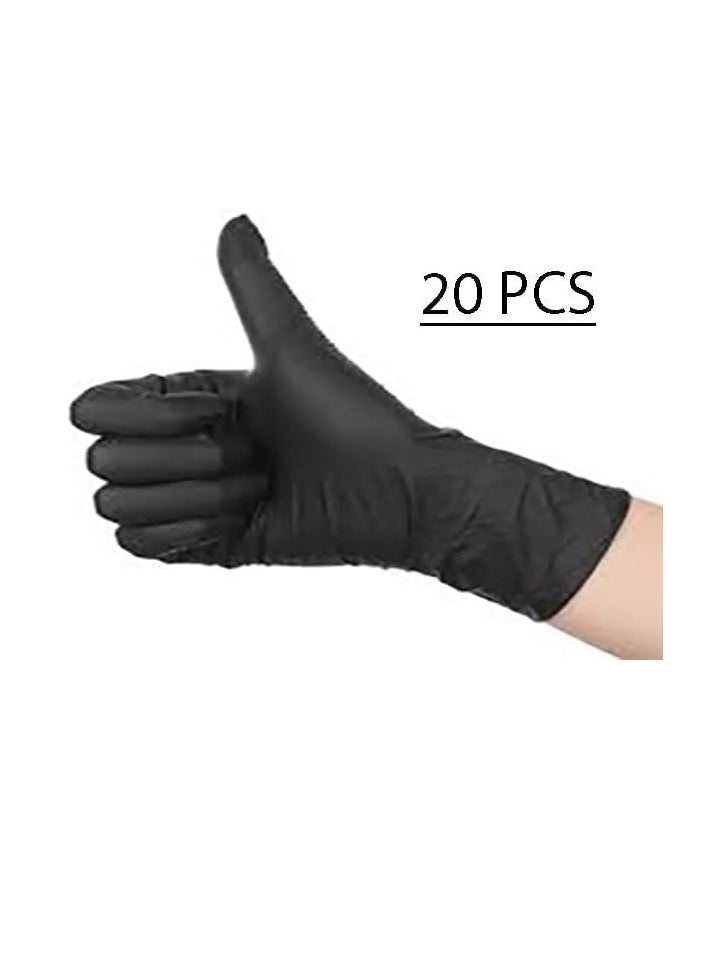 Generic Gloves Nitrile black- 20 PCS Size M 
