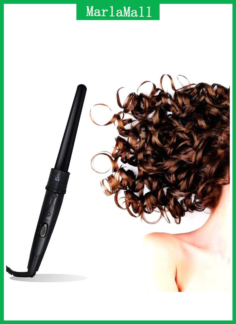 مارلا مول 6 في 1 تجعيد الشعر عصا تناسب النساء ارتداء القفازات الواقية من الحرارة السوداء - Image 5