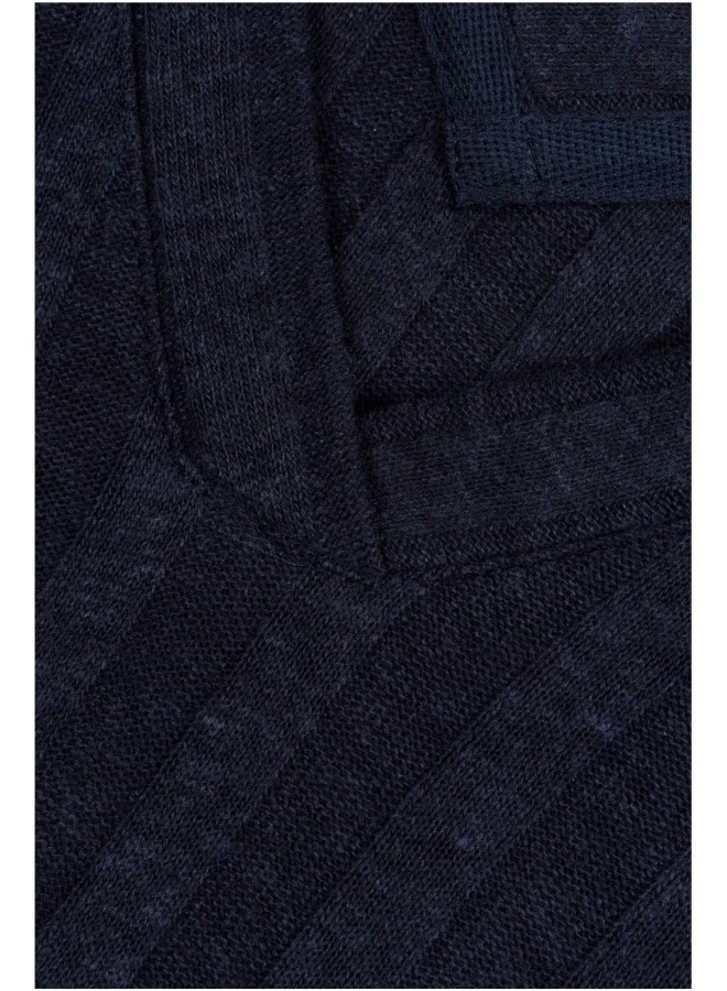 GANT Ribbed V-neck Dress