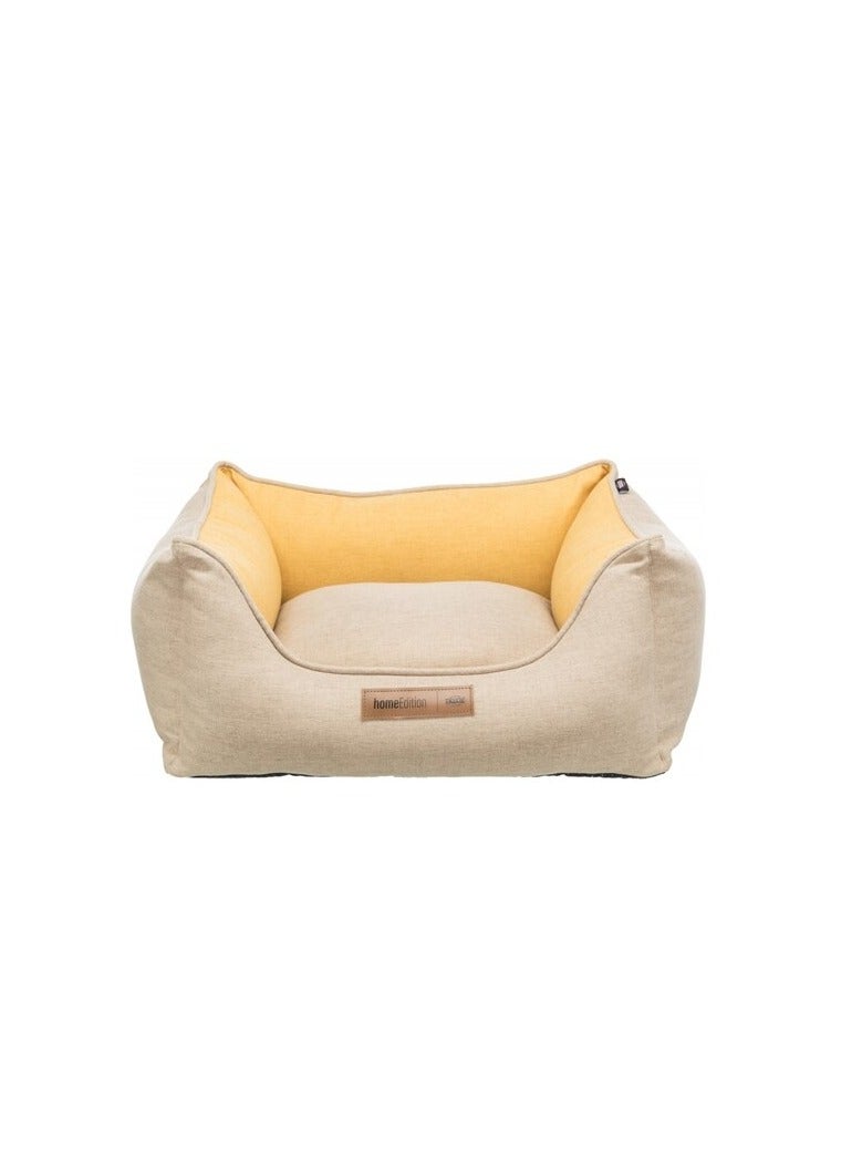 Trixie Lona Square Bed For Dogs Sand & Yellow - Image 1