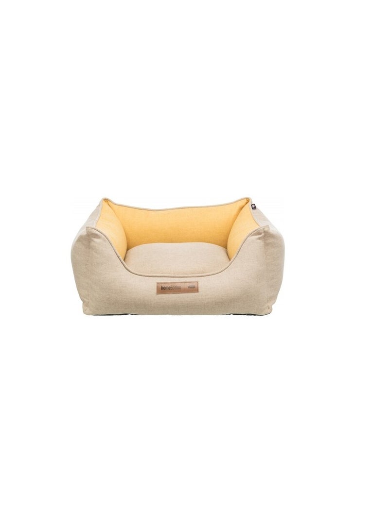 Trixie Lona Square Bed For Dogs Sand & Yellow - Image 3