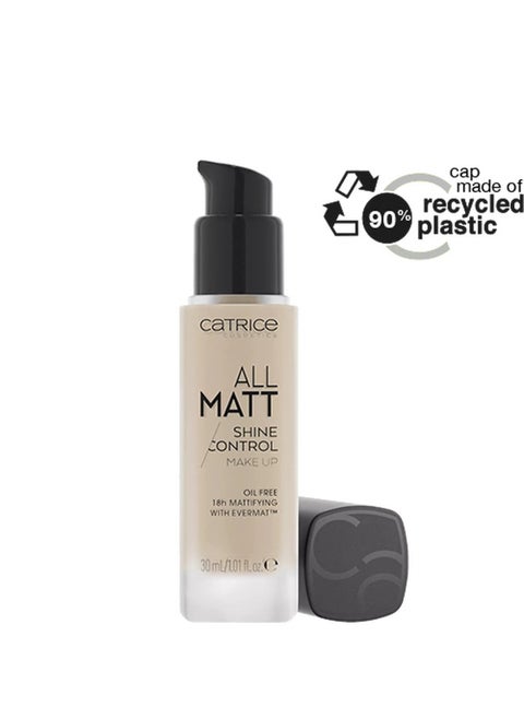 Catrice All Matt Shine Control Make Up Foundation Oil Free - No. 015 C Cool Vanilla Beige