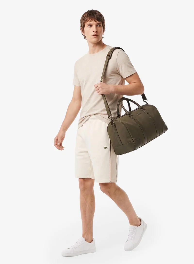 Lacoste  Regular Fit Colorblock Fleece Shorts for Men | Best Price UAE