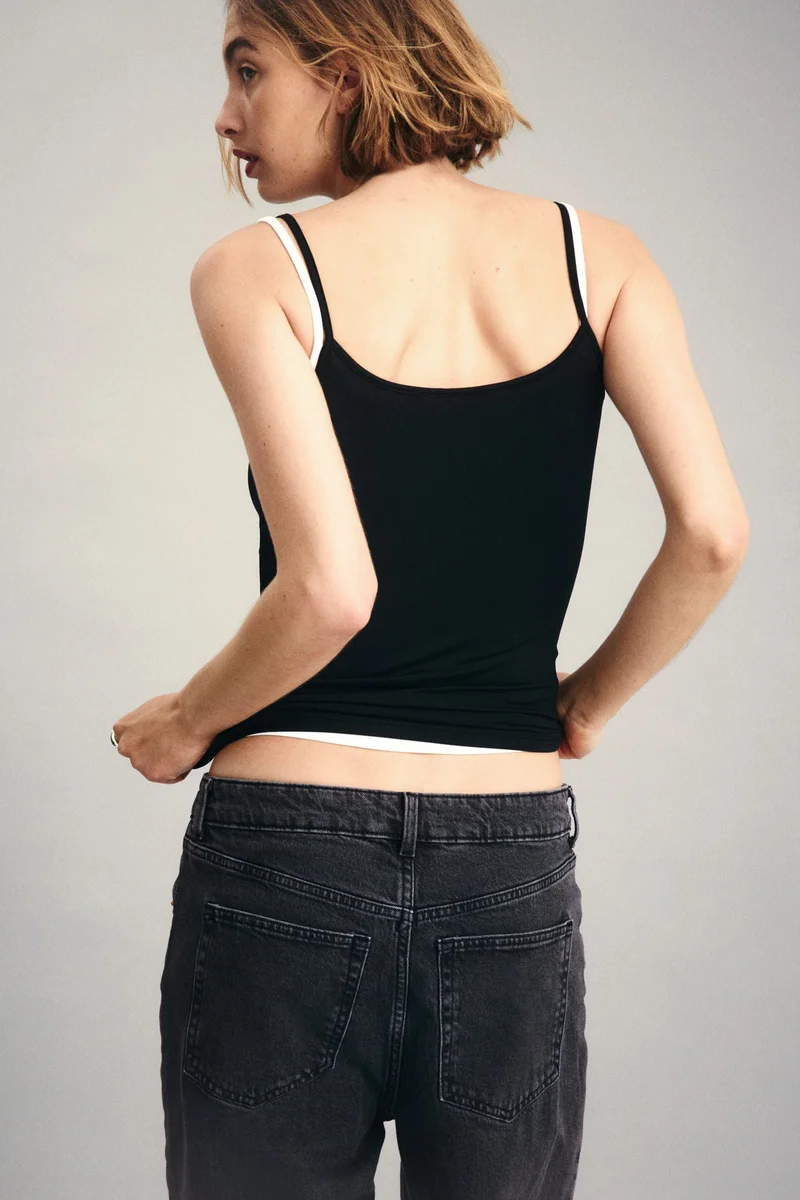 H&M  Wide High Jeans for Women | Best Price UAE