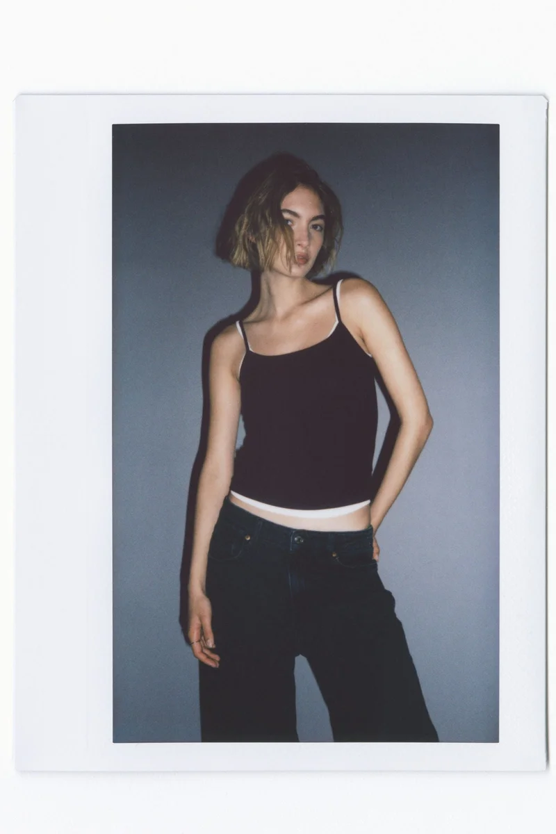 H&M  Wide High Jeans for Women | Best Price UAE