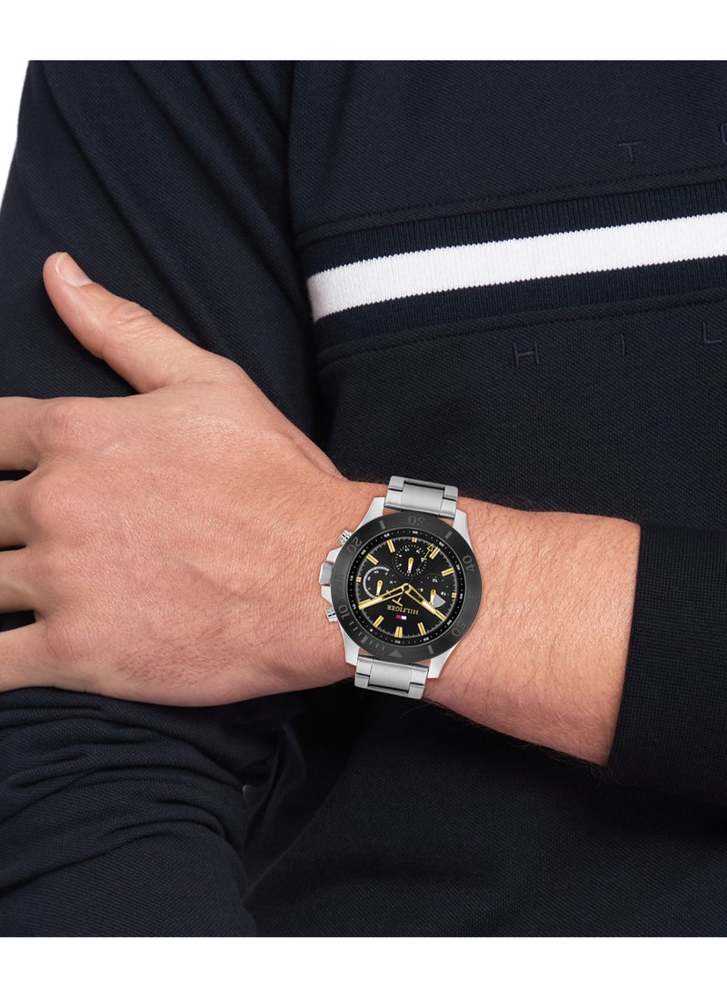 TOMMY HILFIGER Round Analog Men's Black Case Watch - 1792114  - Image 4