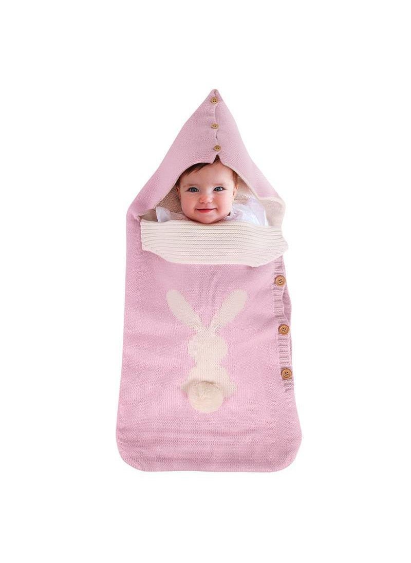 General Comfortable Unisex Soft Warm Button Knit Sleeping Sack Baby Bag Use For Stroller Cot  - Image 1