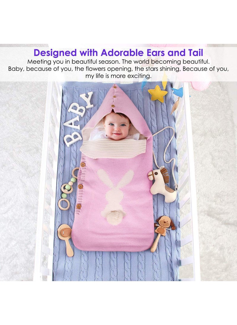 General Comfortable Unisex Soft Warm Button Knit Sleeping Sack Baby Bag Use For Stroller Cot  - Image 2