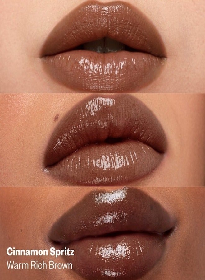 كوساس أحمر الشفاه كوساس ويت ستيك مرطب لامع وشفاف مع سيراميد القرفة - بني دافئ غني 3 جم - Image 3