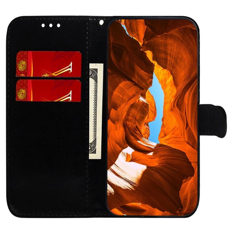 HuHa Case Cover For Motorola Edge 60 Fusion / Edge 5G 2025 Colorful Magnetic Buckle Leather Phone Case(Blue) - Image 4