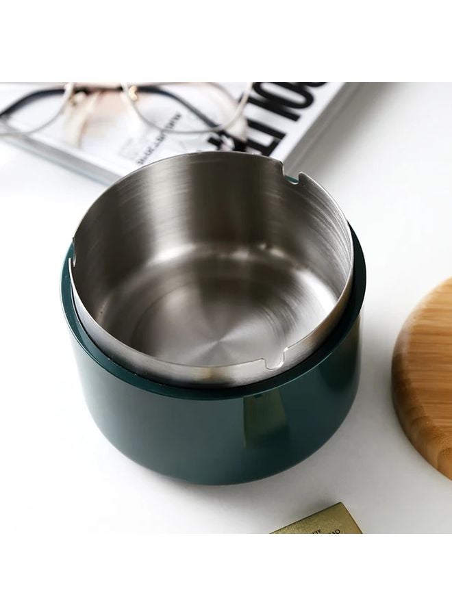 منفضة سجائر دوارة مقاومة للرياح من الفولاذ المقاوم للصدأ للمنزل والفنادق ومناطق التدخين العامة - Image 5